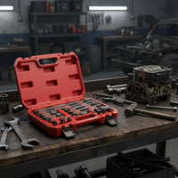 18 Pieces Socket Extension Rod Set Multi-Size Drive Adapters Universal Joint Adapter Set Easy to Reach Tight Spots Mechanic Tools for Mechanics, DIY Users, Auto Repair, Garage, Workshop