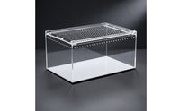 Reptile Breeding Box High Optical Clearness Reptile Terrarium Full View Acrylic Terrarium for Hatching