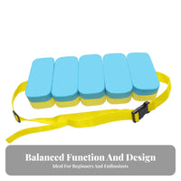 Buoyancy Support Swimming Training Belt Non-Inflatable Adjustable Flotation Waist Belt Lightweight Design for Beginners, Students