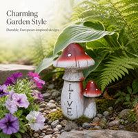 Mushroom Garden Ornaments for Micro Landscape Planter Decor
