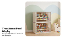 Stackable Surprise Box Shelf Large Capacity Particles Proof Figurine Display Case Acrylic Display Case High Clarity Clear