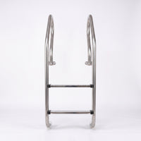 Stainless Steel Pool Ladder with Flange Base Easy to Install 2-Step Pool Ladder Long-Lasting Secure