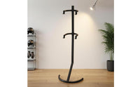 Upright Cycle Floor Stand Black Iron Upright Bike Stand Tall Bike Holder