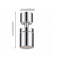 360 Degree Rotation Swivel Faucet Extender Easy Installation Anti Splash Faucet Aerator Water Saving Rotating Sink Nozzle Leak Proof for Kitchen