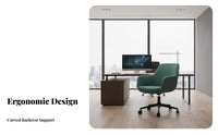 Ergonomic Adjustable Highspine Task Chair Support pivot Seat Modern Design Office Furniture Includes Headrest for People with Sedentary routines, Remote Workers, Students, Study Room, Workstation