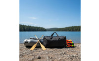 Inflatable Boat Storage Bag Double Handle Design Kayak Carrying Bag Wide Opening Heavy Duty Foldable Tote for Kayakers, Anglers