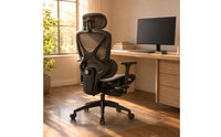 Ergonomic Office Chair Footrest Ergonomic Mesh Chair Padded Armrests