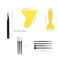 17 Pieces DIY Handmade Modeling Clay Tool Set Long-Lasting Modeling Clay Tools Gift Choice Pottery Carving Tools for Craft Room, Art Studio, School Project