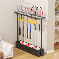 Iron Racket Storage Rack for Living Room