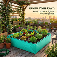 Raised Garden Bed with Legs for Outdoor Planters, Large Deep Balcony Planter Box for Container