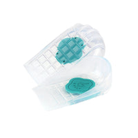 Heel Pad with Insert Transparent Silicone Heel Cup Insole Hollow Grid Pressure-Relieving for Walkers, Everyday Wear, Walking