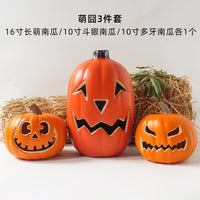 LED Halloween Pumpkin Light Set for Yard Decoration