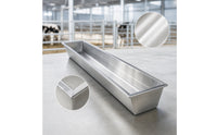 Livestock Feeding Trough Rectangular Livestock Trough Rust-Resistant Sheep Feeder for Cattle, Farmers, Farm, Pasture, Stable
