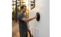 Lockable RV Water Inlet Circular Cap Unpressurized RV Water Inlet Opening for Recreational Vehicle Builders, Trailer Modification