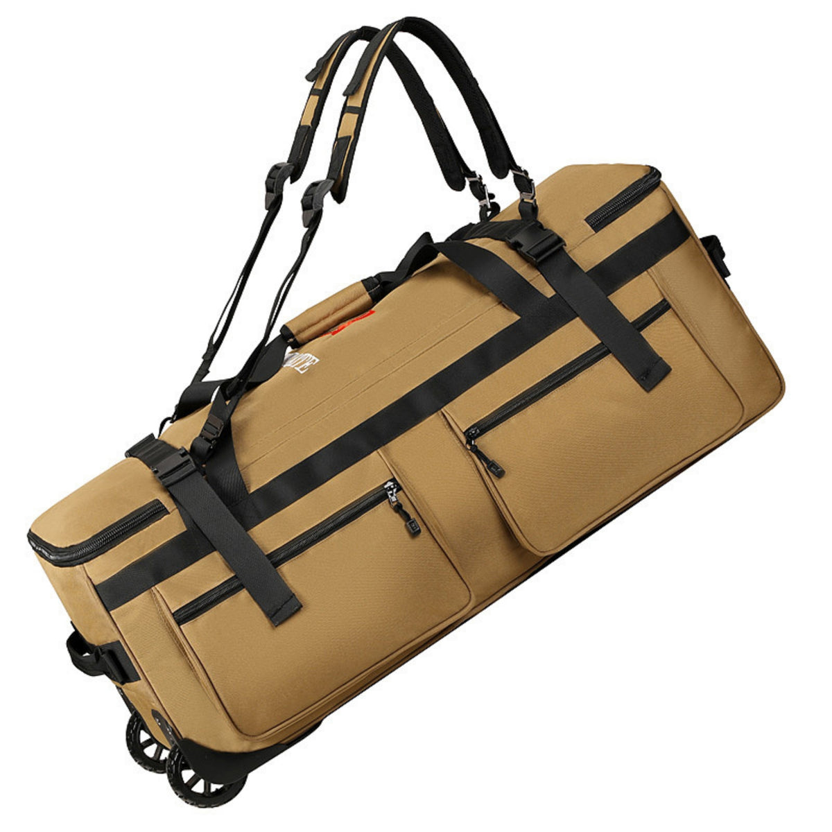 Multiple Carrying Options Rolling Duffel Bag with Backpack Straps Convertible Rolling Duffle Bag Backpack with Wheels Large Capacity Luggage Spacious for Travelers