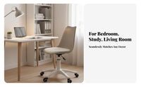 Ergonomic Computer Chair Height Adjustable Wheeled Study Chair with Footrest