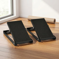 Textured Split Slant Board Set Foldable Adjustable Slant Board Metal Frame Fitness Gear Broad Platform