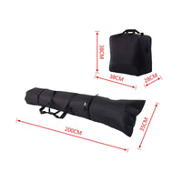 2 Pieces Ski Bag with Boot Bag Padded Storage Bags for Skiers, Winter Sports