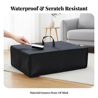 Turntable Dust Cover Dustproof Oxford Cloth Turntable Cover Waterproof Vinyl Player Protector for Storage