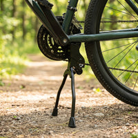 Double-Leg Kickstand 24-29 Inch Mount Kickstand Heavy-Sturdy Bike Stand Commuters, Even Ground
