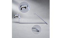 Folding Bike Front Wheel Hook Lightweight Mudguard Hook with Clamping Mount for Cyclists, Fenders