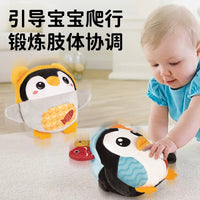 AI Penguin Bouncing Ball Toy for Babies with Music, Recording, Singing, and Teething