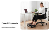 Improves Posture Rocking Footrest Massage Texture Foot Stool Quiet Operation Leg Rest Anti-Slip Base for telecommuting Workers, Students, video game enthusiasts, Under Desk, Home, Study Room, Gaming