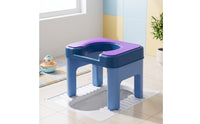 Squat-to-Sit Toilet Stool Ergonomic Toilet Seating Aid Compact for Bathroom