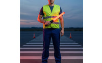Red/Blue Flashing LED Traffic Wand