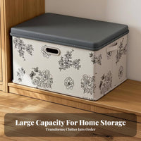 Framed foldable container Large Capacity Closet Organizer Stackable for Dorm Room
