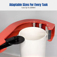 PE PPR Pipe Cutter, Rotary Large Diameter Scissors, Aluminum Alloy Frame, Multiple Size Options