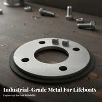 Prevents Water Ingress Lifeboat Exhaust Rain Cap Stainless Steel Exhaust Flapper Heavy Duty Marine Hardware for Shipbuilders, Lifeboats, Boats, Docks