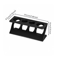 Electric Toothbrush Stand Space Saving Toothbrush and Toothpaste Holder Wide Opening Design Vanity Storage Rack for Washstand
