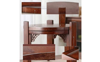 Beverage Container Stand Traditional Dispenser Stand Rustic Wooden Riser for Kitchen, Tea Service