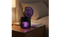 Fan Lantern Digital Display Night-Time Light Lamp Safety Grille for Indoor Use