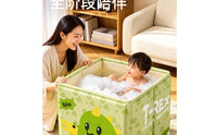 Foldable Bath Tub Large Capacity Foldable Children's Bathtub Stable Structure Soaking Tub for Kids