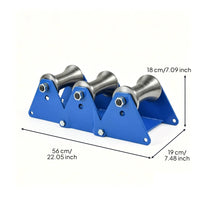 Cable Pulley Guide Rigid Pulley Guide with Roller Wheels Compact Wheel for Utility Workers, Conduits