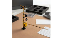 1/64 Model Railroad Lamp Realistic Miniature Track Lamp Built in Light-Emitting Diodes LED Lamppost for Diorama Display