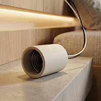 Ceiling Light and Pendant Light Fitting with E27 Lamp Holder, High Temperature Resistant Ceramic E27 Lamp, E14 Bulb and Lampholder DIY with Wire
