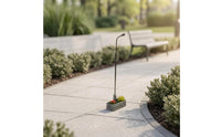 1:64 Scale Double-Head Street Lamp Model Resin and Metal Battery-Powered Lamp Model Slim Pole Miniature Street Light Plastic Parts