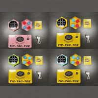 5-in-1 Electronic X and O Toe Game Rechargeable Handheld X and O Toe Game Portable for Children, Families, Classroom