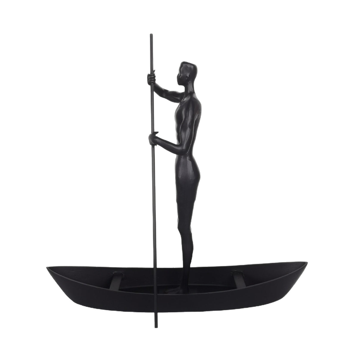 Human Figure Sculpture Sleek Tabletop Statue Decorative Figurine for Bookshelf, Study