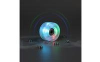 4 Pieces Illuminated up Inline Skating Wheels 82A Hardness Illuminated Inline Skating Wheel Skating Equipment Shock Absorbing