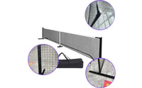 Pickleball Net System Simple Transport Pickleball Net Set with Carry Bag for Backyard