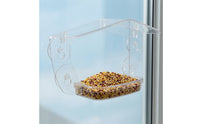 Clear Window Bird Feeder with Suction Cups Transparent Window Bird Feeder House-Shaped Weatherproof for Nature Lovers, Backyard, Patio