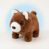 Walking Stuffed Toy Animated Electronic Stuffed Toy Interactive Stuffed Animal Battery-Operated Electric for Children, Playtime