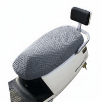 Super Soft Electric Scooter Seat Cover Easy Installation Warm Motorcycle Seat Cushion Adjustable Drawstring for Cyclists, Commuting, Outdoor