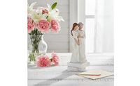 Sentimental Gift Mother Daughter Figurine Meaningful Keepsake Hand Painted Resin Sculpture Creative Design Mom and Child Figure Fade-Resistant for Mothers, Daughters, Sisters, Mantelpiece, Bookshelf, Office Desk