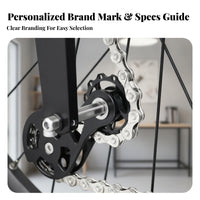 Cycle Chain Electroplated Finish Silver Bike Chain Wear-Resistant