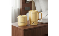 Foldable Electric Kettle 304 Stainless Steel Small Portable Kettle Fast Boiling Foldable Hot Water Pot for Commuters, Office Workers, Hotel, Dorm Room